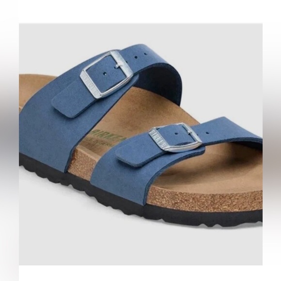 Birkenstock Sydney Vegan Elemental Blue Women's size 9 EU40 NWT - Picture 2 of 3